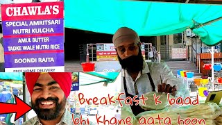 Zirakpur food must visit places  zirakpur street food  chawla nutri kulcha  Nutrikulcha [upl. by Eniahs]