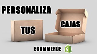 Personalizar CAJAS para TIENDA ONLINE 📦 Packaging personalizado ECOMMERCE 🚀 [upl. by Ymot]