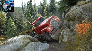 OffRoad with Truck  Explore the Forest  SnowRunner  Logitech G29  Fleetstar F2070A [upl. by Montana393]