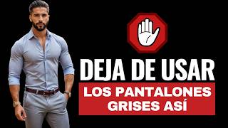 Cómo COMBINAR un PANTALÓN GRIS con ESTILO  Guía de estilo [upl. by Elletnohs]