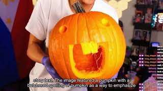 Whats The Dumb Ahh Pumpkin Meme The Silly TikTok JackOLanterns Halloween tiktok trend [upl. by Uwton]