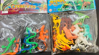 Plastic animals Unboxing order Flipkart  animals collection CatDog ElephantTigerHorse [upl. by Eciruam]