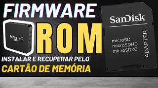 Como instalar ROM FIRMWARE TV BOX MX9MXQ pelo CARTÃO DE MÉMORIA [upl. by Mccahill]