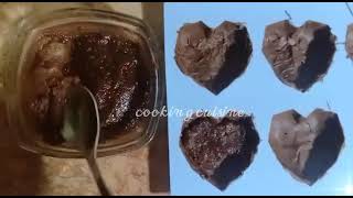 Mini heartchocohazecakesicledark chocolate mini heart cakesicle 💞 [upl. by Othelia]