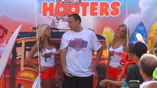 Hooters World Wing Eating Championship Highlights [upl. by Dustin516]