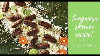 How To Make Longanisa Skewers [upl. by Paucker]