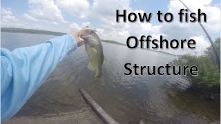 How to Fish Offshore Structure from the Bank for Bass [upl. by Ycats]