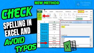 How to Check Spelling Mistakes in Excel  StepbyStep [upl. by Rosalie]