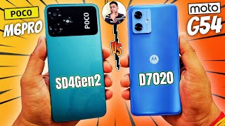 Moto G54 Vs POCO M6 Pro Speed Test  Dimensity 7020 Vs SD 4 Gen 2  Atul Tech Bazaar [upl. by Hirst882]