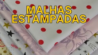 Malha estampada para pijamas lençol calcinhas cuecas [upl. by Hindu]