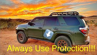 ArmyGreen TRD Pro 4Runner Gets Rock Sliders [upl. by Bussey]