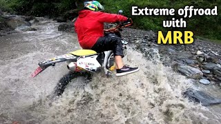 Most Dangerous and adventure ride with MRB Vlogs  Motomaniac prabhat [upl. by Raila]