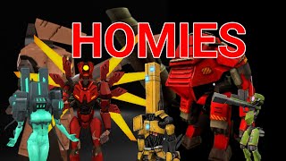 Machine Homies vs All Bosses [upl. by Ecarg]