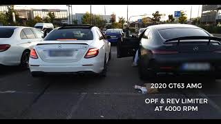 2018 E63S AMG vs 2020 GT63 AMG  SOUNDCHECK  OPF vs NONOPF  Affalterbach V8 [upl. by Adnerol]