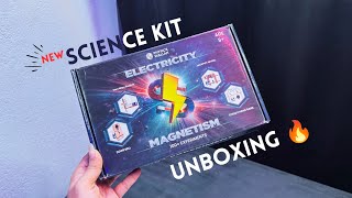 PHYSICS WALLAH ELECTRICITY MAGNETISM Science Experiments KIT Unboxing In HINDI 🔥🔥🔥 [upl. by Saffren7]