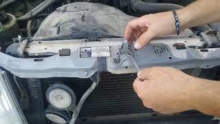 Mercedes Benz W124  How to replace change the hood bonnet release cable DIY [upl. by Eetsirhc]