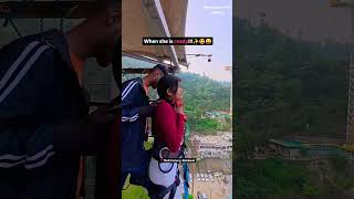 Are you ready to jump bungeejump trandingshorts adventuresport adventure bungee youtubeshorts [upl. by Lohner910]