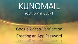 Google 2step verification twofactor authentication  2FA  creation of an app password [upl. by Talyah]