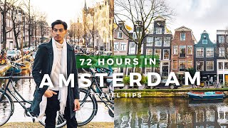 AMSTERDAM top things to do see and eat in 3 days travel 2023 [upl. by Nike]