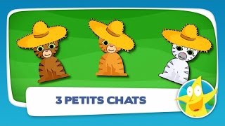 Comptine pour enfants  Trois Petits Chats [upl. by Uhp]