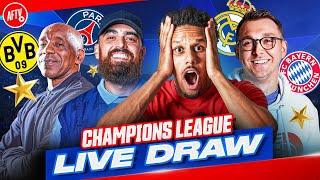 Who Will Arsenal Play In The Quarter Final  Champions League Draw LIVE [upl. by Rothberg]