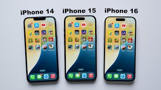 iPhone 14 vs iPhone 15 vs iPhone 16 Ultimate Speed Test 🔥 SURPRISING RESULTS😍 HINDI [upl. by Ailana]