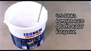 ISONEM THERMAL PAINT DIŞ CEPHE Nasıl Uygulanır [upl. by Anitahs602]