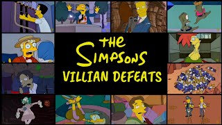 The Simpsons Villain Defeats [upl. by Ttenrag]