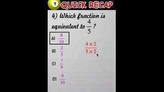 QUIZ Basic Knowledge About Fractions1 💯✅✅ fractions quiz trending [upl. by Lahey]