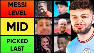 HONESTLY RANKING YOUTUBE FOOTBALLERS IVE PLAYED WITH [upl. by Nilrem]