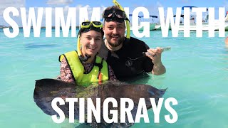 Swimming with Stingrays  Antigua [upl. by Epotimet667]