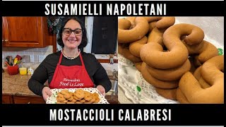 Susamielli Napoletani  Mostaccioli Calabresi  Christmas Edition [upl. by Einnaej]