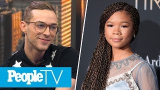 Adam Rippon Talks DWTS Gus Kenworthy Olympics amp More Storm Reid Dishes On Oprah  PeopleTV [upl. by Khosrow]