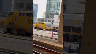 VIA 66 departing Union canadarailway railway canadianrailways railfan railfans train viarail [upl. by Ojyram941]