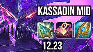 KASSADIN vs GALIO MID  1103 Rank 5 Kassadin Legendary  KR Grandmaster  1223 [upl. by Harden]