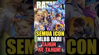 Rating Icon Mobile Legends dari tahun ke tahun 20162024 [upl. by Airdnala]