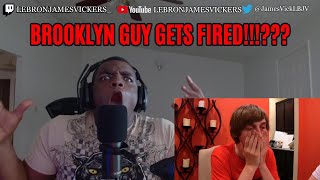 SML Movie Brooklyn Guy Gets Fired REACTION [upl. by Ecnarrot]