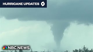 Tornadoes touch down in Florida ahead of Milton’s landfall [upl. by Cherida]