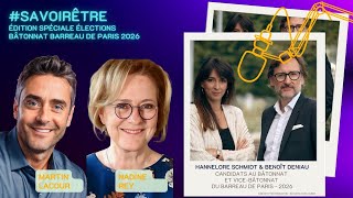 SavoirÊtre  Spéciale élections  HANNELORE SCHMIDT amp BENOÎT DENIAU [upl. by Siroled]