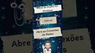 Atalho Windows  Conexões de Redes ncpacpl [upl. by Cave]