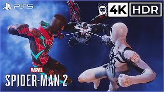 4K Marvels SpiderMan 2  Full Ending Cutscene  Epilogue  PS5  No Commentary [upl. by Rundgren]