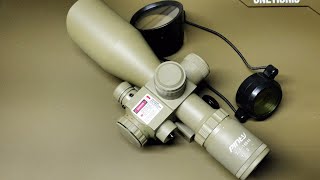 Pinty 25x10 rifle scope with illuminated reticle unboxing and first impressions Link for 20 off [upl. by Philipa]