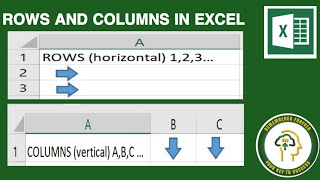 rows and columns in MSEXCEL [upl. by Sirraf]