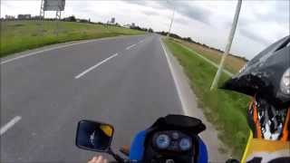 Yamaha TDR 125  first test [upl. by Helbonnah]