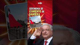 AMLO🔴 CEREMONIA DE IZAMIENTO DE BANDERA🇲🇽 por las VICTIMAS🕊 de los SISMOS del 19 de SEPTIEMBRE🙏 [upl. by Drauode937]