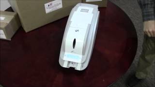 IDP Smart 50D IDBadge Card Printer [upl. by Halbeib]