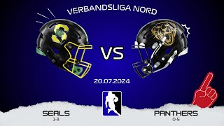 🏈 SEALS vs PANTHERS  Verbandsliga Nord [upl. by Hakym615]