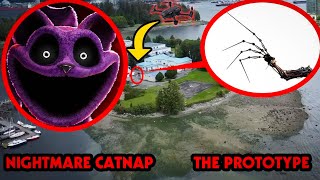 DRONE CATCHES CATNAP BOSS VS THE PROTOTYPE  POPPY PLAYTIME 3 IN REAL LIFE AT POPPY PLAYTIME ISLAND [upl. by Yroger]