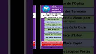 AUJOURDHUI 9 NOVEMBRE 2024 RENDEZVOUS A 14 H LYON PARIS ETC CONTRE LES PEDOTRAFIQUANTS DE LASE [upl. by Ardnuaet767]