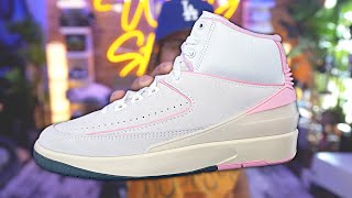 Air Jordan 2 WMNS quotSoft Pinkquot Review [upl. by Rudolf642]